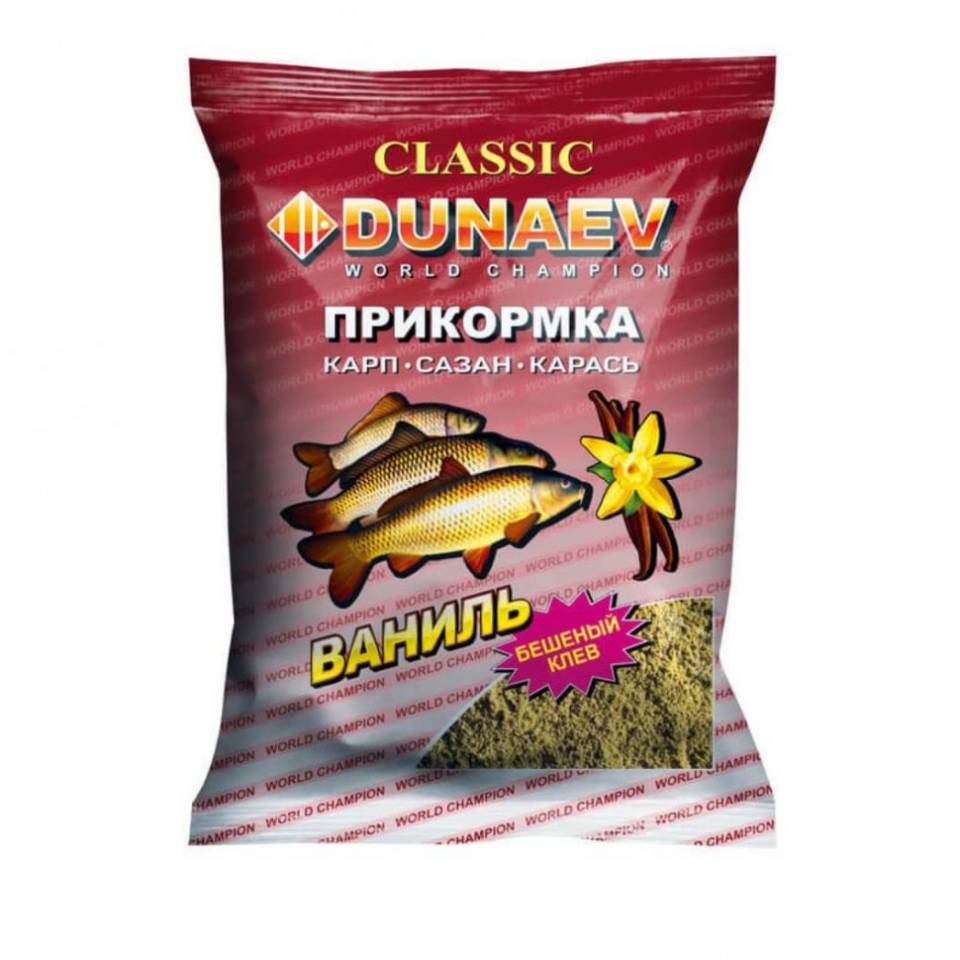 Прикормка DUNAEV Классика Карп Ваниль 0,9 кг