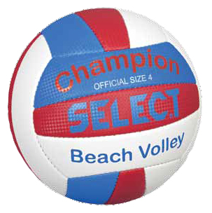 Мяч для пляжного волейбола Select Beach Volley Champion (203) Синий-Белый-Красный