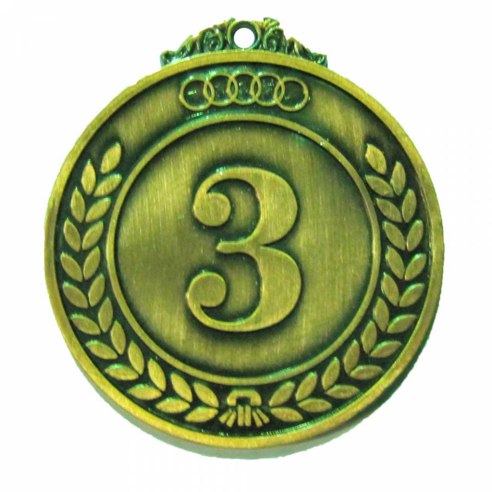 Медаль классическая 50 мм бронза 9997