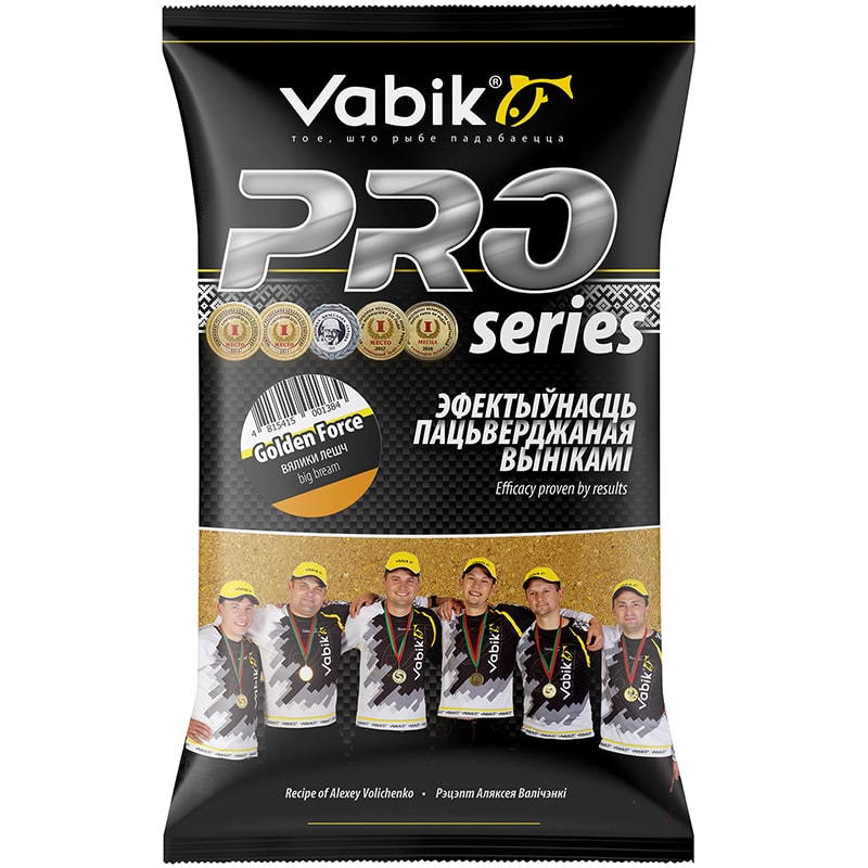 Прикормка Vabik Pro Golden Force Крупный лещ 1кг