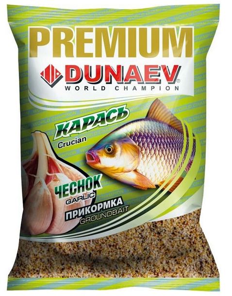 Прикормка DUNAEV Premium Карась Чеснок 1 кг