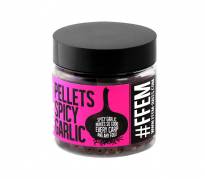 Пеллетс насадочный FFEM Hookbaits Pellets Spicy Garlic Halibut 8мм 100гр