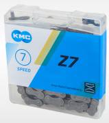 Цепь велосипедная KMC Z-7, 116 звеньев, 6/7/8 speed