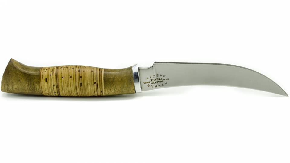 Нож "Мастер-гарант" Рыбак 65Х13 Береста