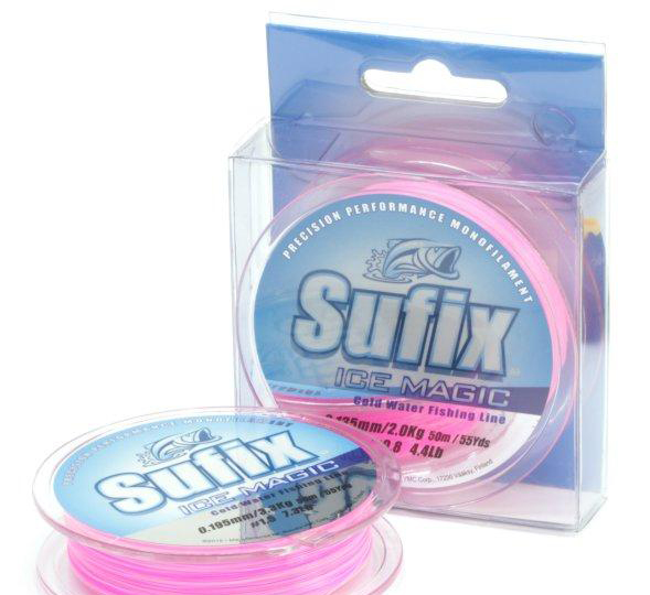 Леска Sufix Ice Magic 50м Pink