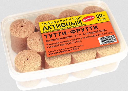 Гидропланктон Активный Тутти-Фрутти 11х80гр