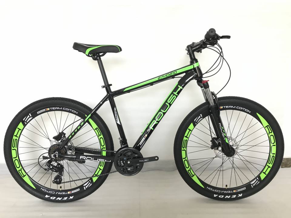 Велосипед Roush 27,5" HD210 Al Pro Black/Green