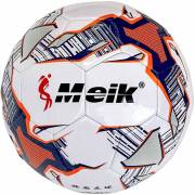 Мяч футбольный Meik 5 белый-оранжевый-черный