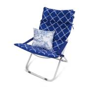Кресло-шезлонг складное Nika Haushalt синий