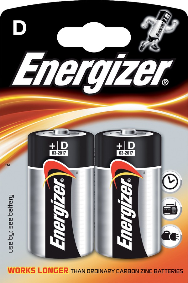 Элемент питания Energizer LR20 (D) BL2