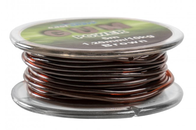 Фидергам East Shark POWER GUM 1,2мм 5,0м brown