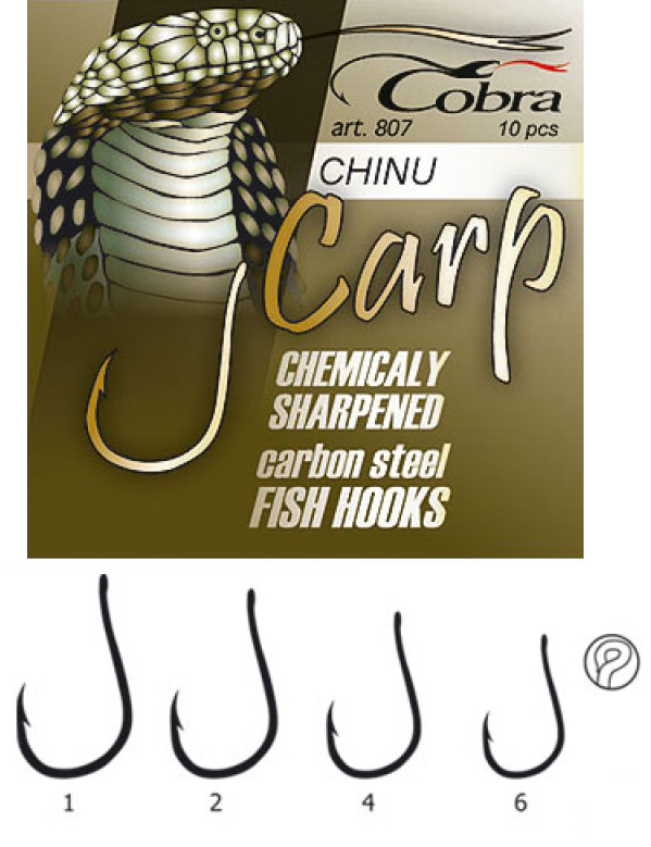 Крючки Cobra Carp Chinu