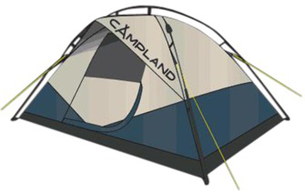 Палатка CAMPLAND Marshal 4 a(быстросборная)