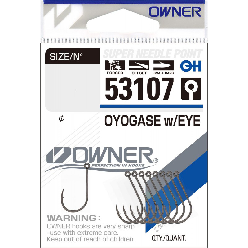 Крючки Owner Oyogase w/eye BC