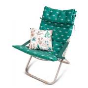 Кресло-шезлонг складное Nika Haushalt зеленый