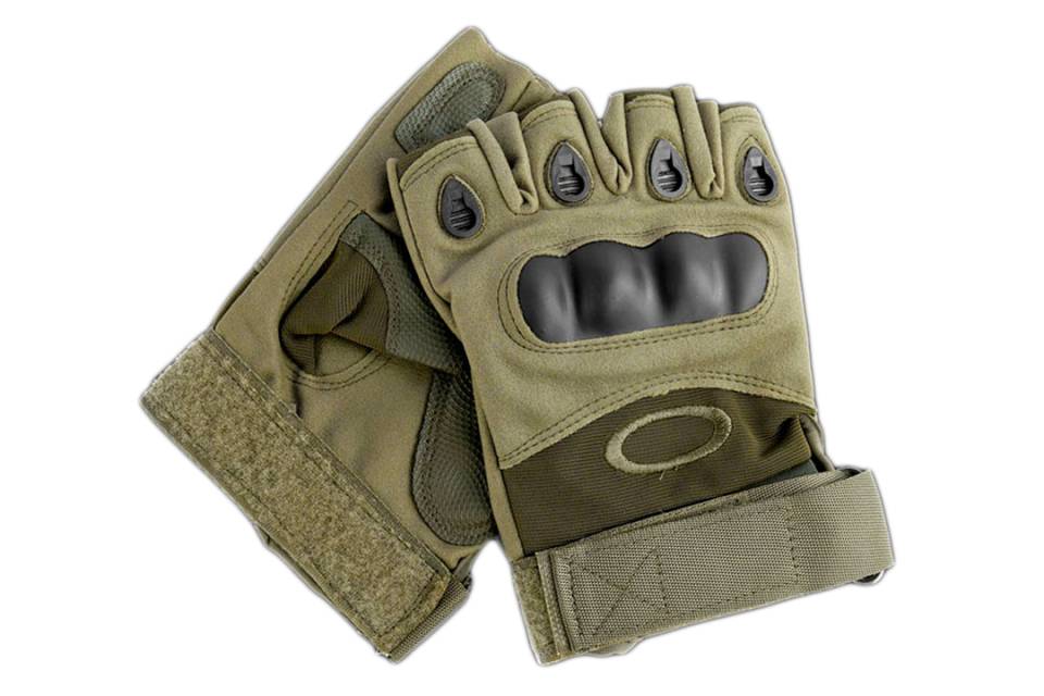 Перчатки тактические Fantom Force Альфа без пальцев хаки