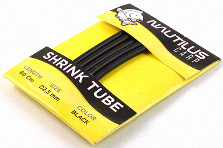 Трубка термоусадочная Nautilus Shrink Tube 2,5мм 60см Black