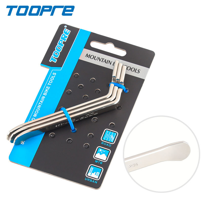 Лопатки монтажные Toopre металл хром (3шт)