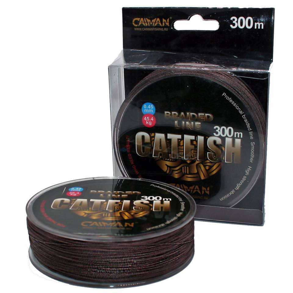 Шнур Caiman Catfish 300м коричневый