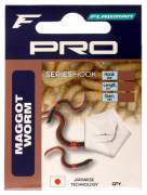 Крючки с поводком Flagman Pro Maggot Worm Hooks №12