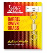 Вертлюг Lucky John Barrel Swivel Brass 018 10 шт