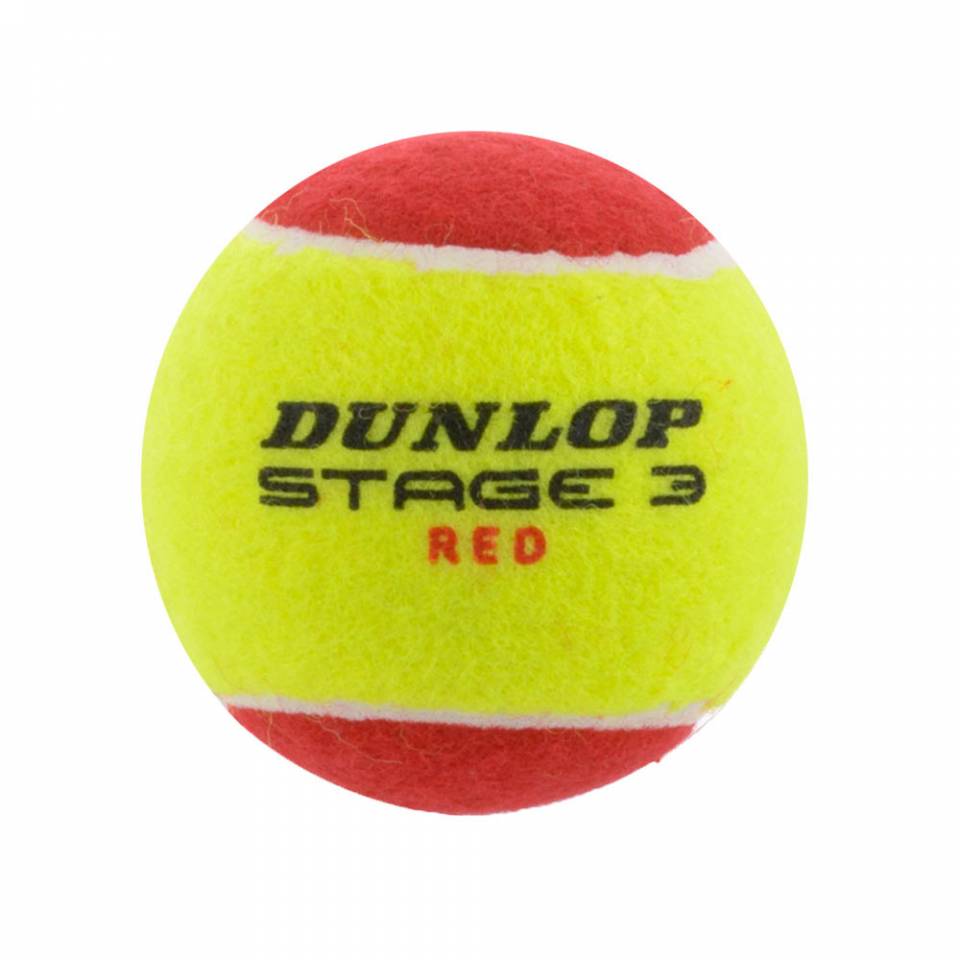 Мяч для б/т Dunlop Stage 3 (red)