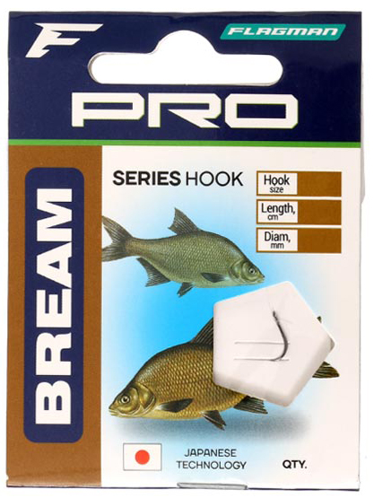 Крючки с поводком Flagman Pro Bream Hooks №14