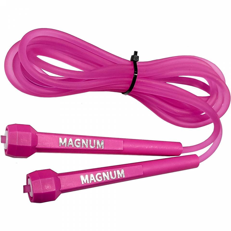 Скакалка Magnum ПВХ 3,0м розовая