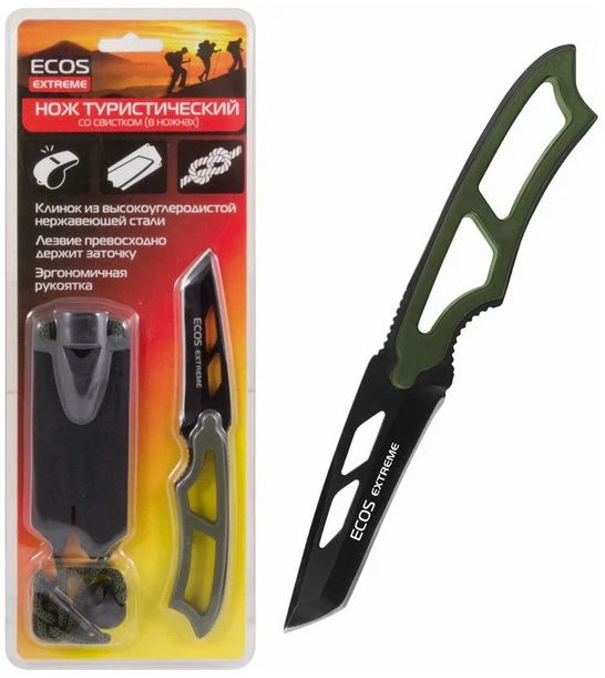 Нож Ecos EX-SW-B01G зеленый