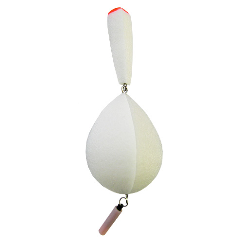 Поплавок зимний двойной большой Белый