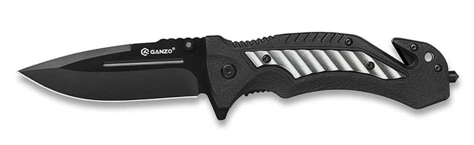 Нож складной Ganzo G628-GY черно-серый