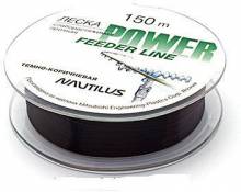 Леска Nautilus Power Feeder 150 м Dark Brown