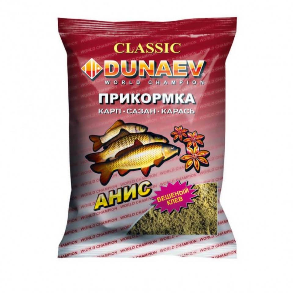Прикормка DUNAEV Классика Карп Анис 0,9 кг
