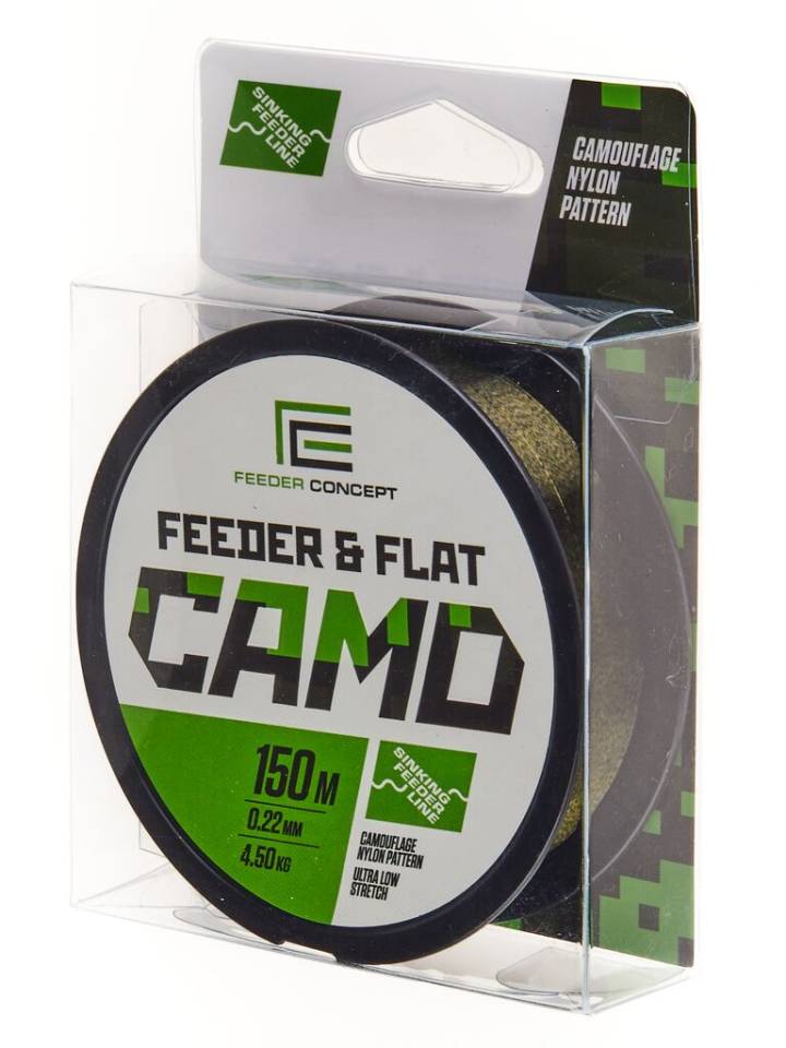 Леска Feeder Concept FEEDER&FLAT 150м Camo