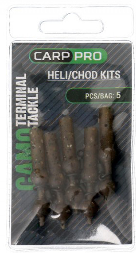 Набор для оснастки Carp Pro Heli+Chod Kits Camo (5шт)