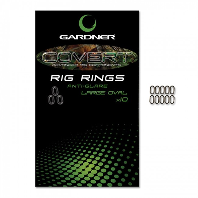 Кольца заводные Gardner COVERT RIG RINGS Large  OVAL 6,0мм 10 шт