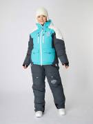 Костюм зимний Alaskan Vanda женский белый/голубой/серый -35