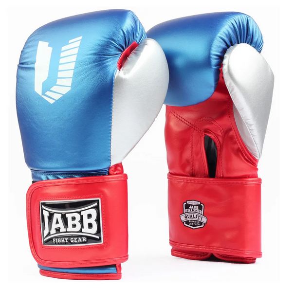 Перчатки боксерские Jabb синтетическая кожа синий