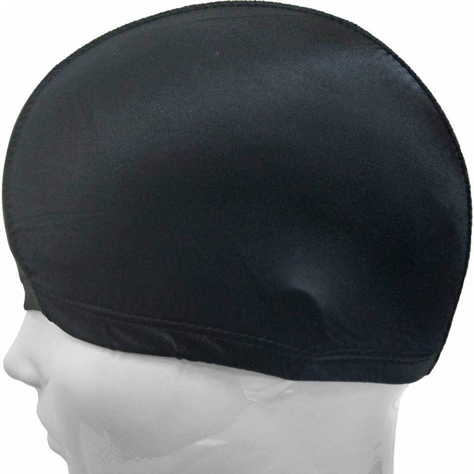 Шапочка для плавания C33692-3 текстиль черная