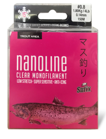 Леска Sufix Nanoline Trout прозрачная