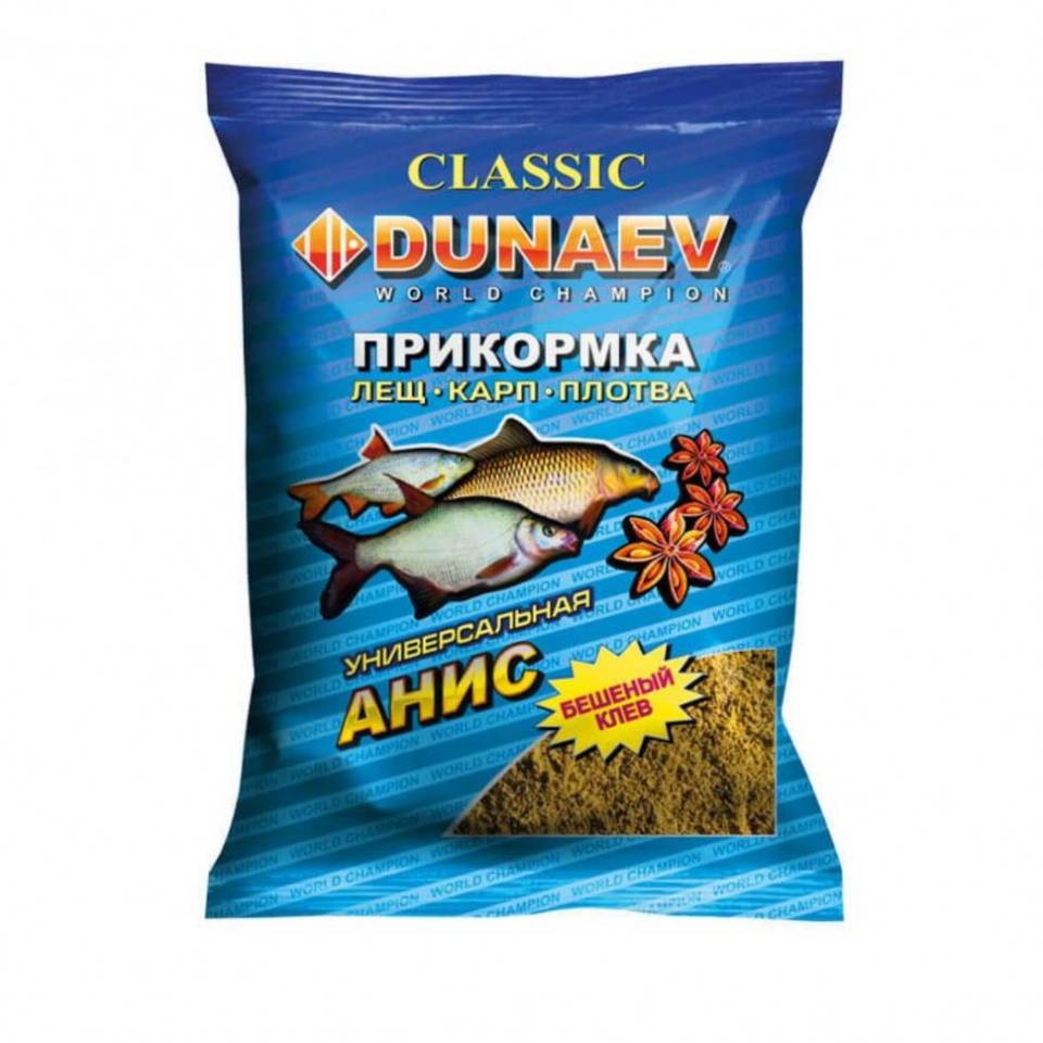 Прикормка DUNAEV Классика Анис 0,9 кг