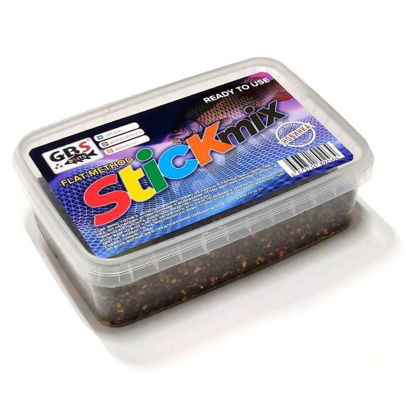 Пеллетс для стиков GBS Baits Stick Mix+Fluoro gel 2мм 500гр