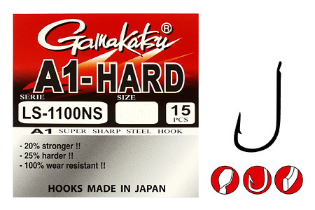 Крючки Gamakatsu A1-Hard LS-1050NS