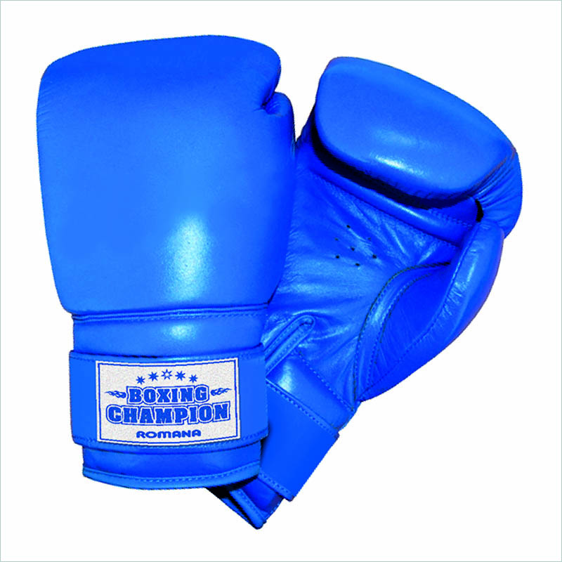 Перчатки боксерские Romana синие