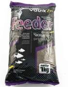 Прикормка Vabik Feeder Чеснок черный 1кг