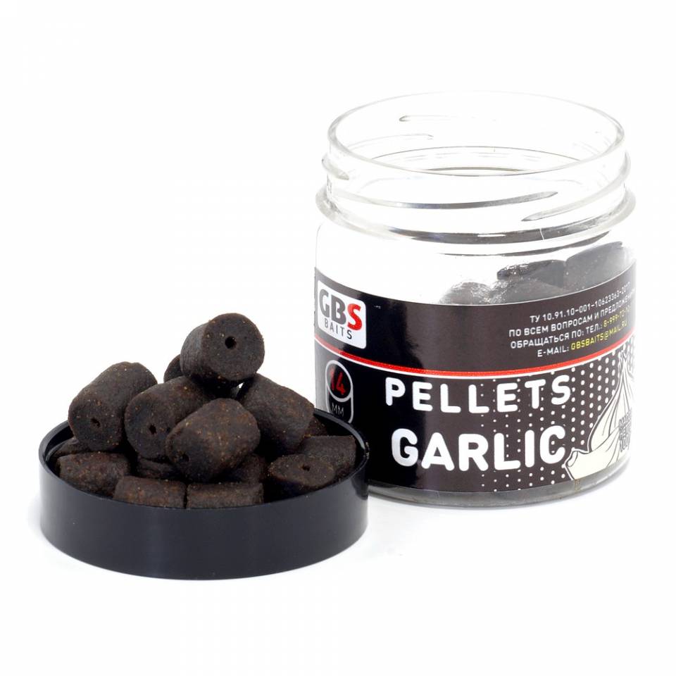 Пеллетс GBS Baits Garlic (Чеснок) 8мм 100гр