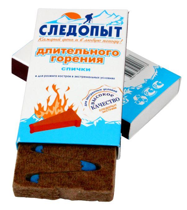 Спички охотничьи Следопыт Экстрим, длительного горения (10шт)