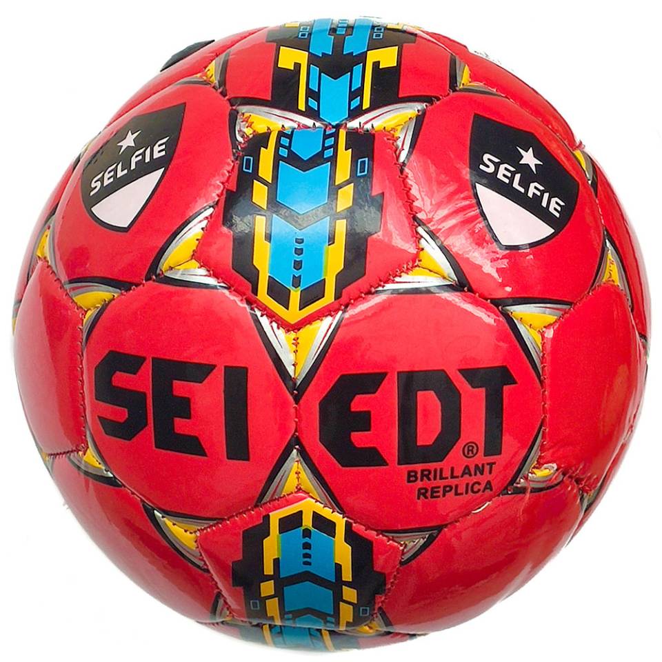 Мяч футбольный Seledt №2 красный