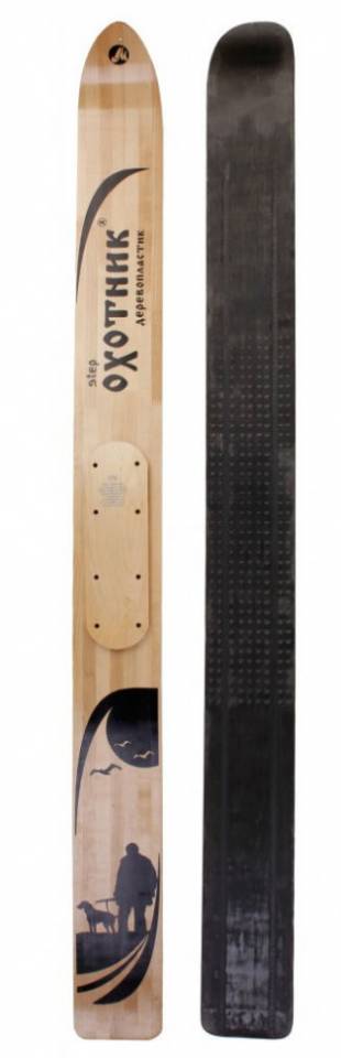 Лыжи Охотник дерево-пластик