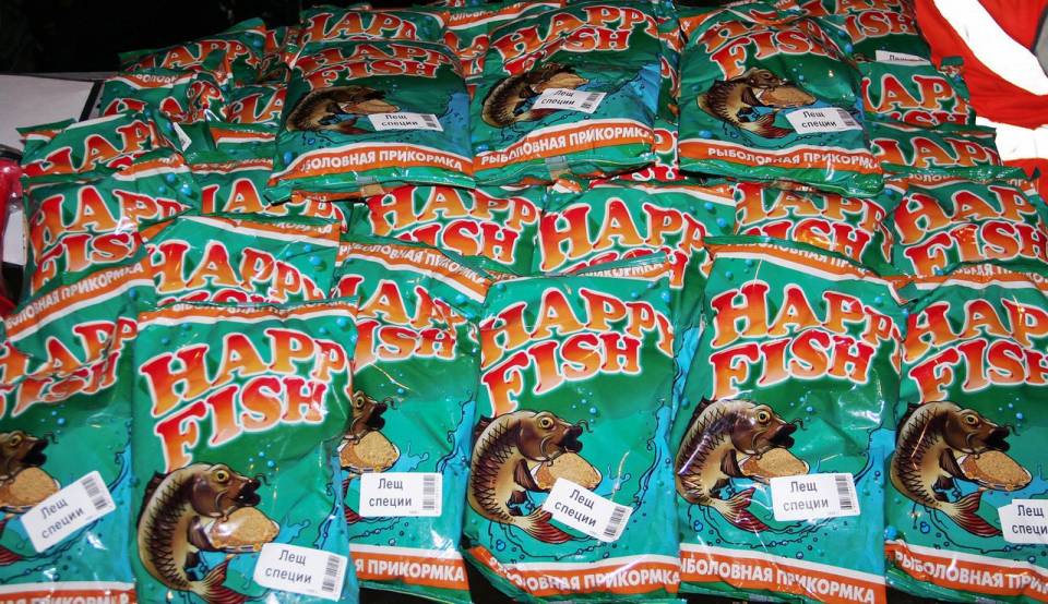 Прикормка Happy Fish Карп слива 1кг